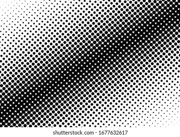 Abstract Dots Background. Distressed Overlay. Points Grunge Texture. Monochrome Vintage Pattern. Vector illustration