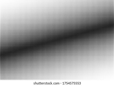Abstract Dots Background. Fade Overlay. Distressed Backdrop. Monochrome Modern Texture. Vector illustration