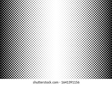 Abstract Dots Background. Gradient Pop-art Pattern. Distressed Modern Backdrop. Fade Overlay. Vector illustration