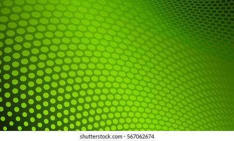 Abstract dots background in green colors