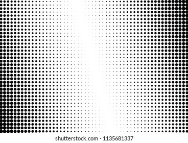 Abstract Dots Background. Grunge Backdrop. Modern Pop-art Texture. Fade Halftone Pattern. Vector illustration