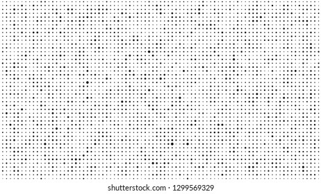 Abstract dots background. Monochrome grunge texture. Halftone Pop Art comic pattern. Polka dot. Geometric vector pattern. Template for presentation flyer, business cards, stickers, report, fabric
