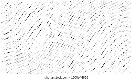 Abstract dots background. Monochrome grunge dirt texture. Halftone Pop Art comic pattern. Small Polka dot. Geometric wave vector pattern. Template for presentation flyer, business cards, report fabric