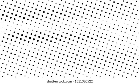 Abstract dots background. Monochrome grunge texture. Halftone Pop Art comic pattern. Polka dot. Geometric vector pattern. Template for presentation flyer, business cards, stickers, report, fabric