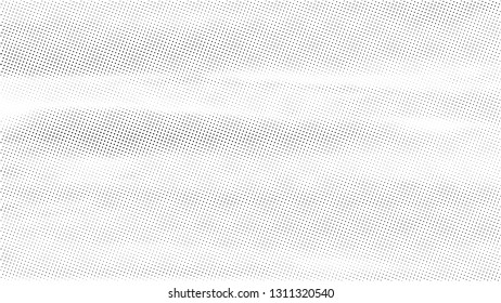 Abstract dots background. Monochrome grunge texture. Halftone Pop Art comic pattern. Polka dot. Geometric vector pattern. Template for presentation flyer, business cards, stickers, report, fabric