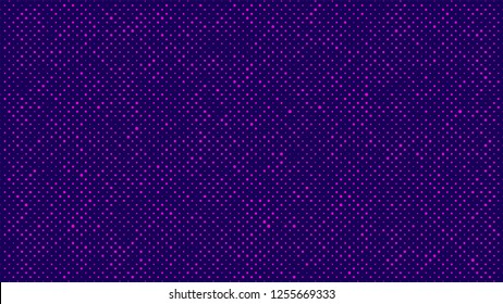 Abstract dots background. Pink blue random dots texture. Pop Art blue pink circle comic pattern. Grunge Ornament geometric vector pattern. Bright neon Dots Background. Template.