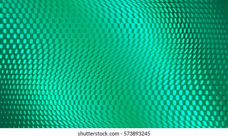 Abstract dots background in turquoise colors