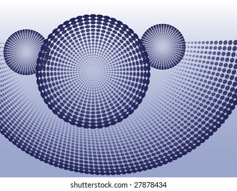 Abstract dots background - vector illustration