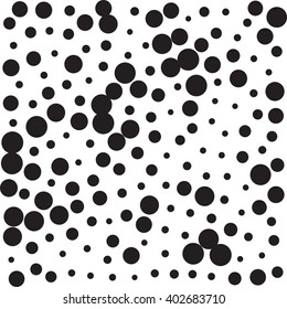 abstract dots background, vector illustration