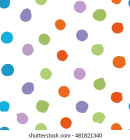 Abstract dots background vector textures. Hand drawn