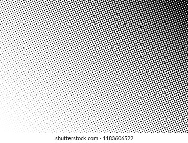 Abstract Dots Background. Vintage Texture. Black and White Backdrop. Grunge Pattern. Vector illustration