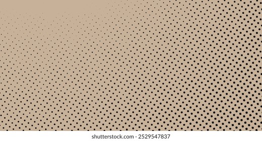 Abstract dots black and gold background with elegant effect. Vector illustration 
