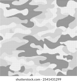Abstract dots camouflage background. Retro style comic sunburst with dots ray. Dotted background as design element.	