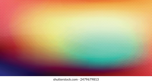 Abstract dots colorful pattern halftone gradient texture background.
