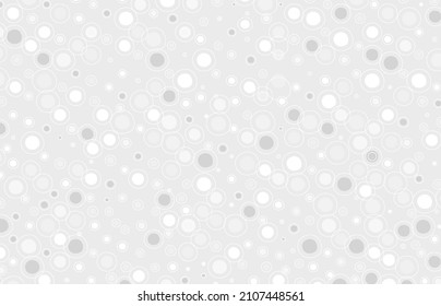 Abstract dots doodle pattern design of artwork decorative template. Overlapping white simple background. Illustration vector