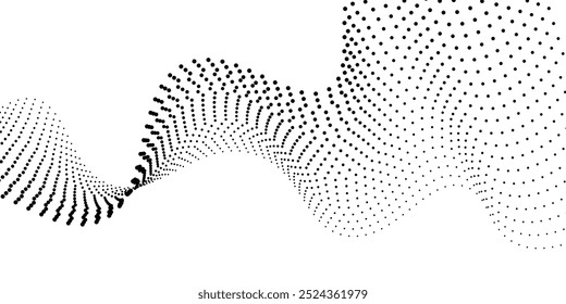 Abstract dots futuristic modern background isolated. Vector illustration