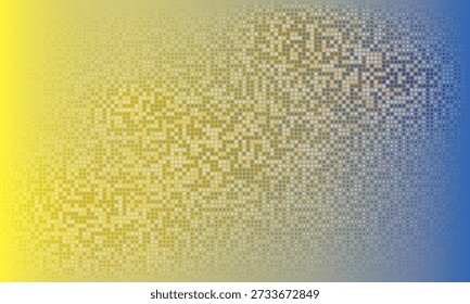 Resumo Gradiente de Pontos: Textura de Fundo Moderna Amarela a Azul para Projetos de Design e Apresentações