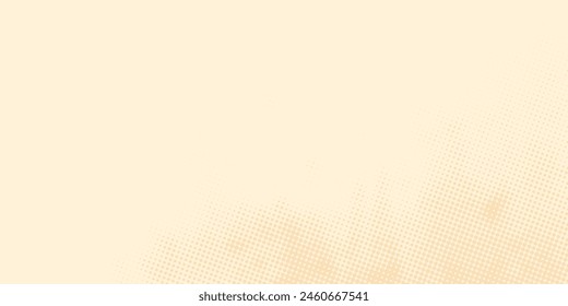 Abstract dots halftone brown color pattern gradient texture background.