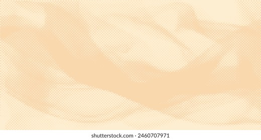 Abstract dots halftone brown color pattern gradient texture background
