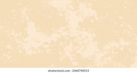 Abstract dots halftone brown color pattern gradient texture background.