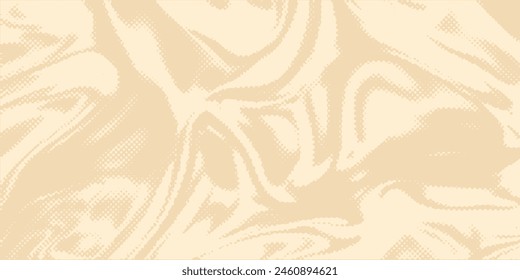 Abstract dots halftone brown color pattern gradient texture background.