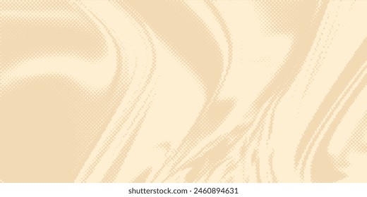 Abstract dots halftone brown color pattern gradient texture background.
