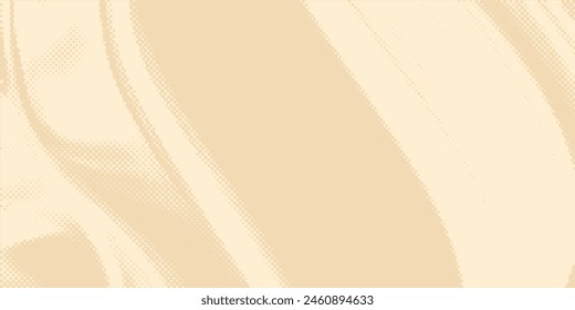 Abstract dots halftone brown color pattern gradient texture background.