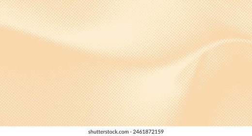 Abstract dots halftone brown color pattern gradient texture background vector illustration