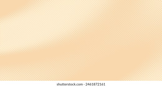 Abstractas puntos semitono color marrón patrón degradado textura de fondo Ilustración vectorial