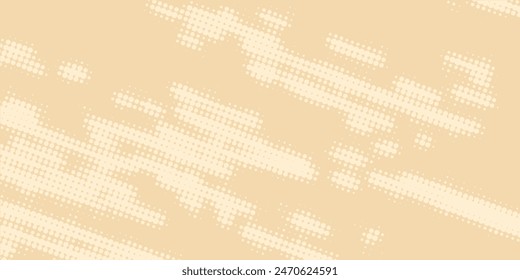 Abstract dots halftone brown color pattern gradient texture background.	
