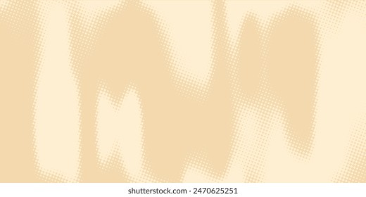 Abstract dots halftone brown color pattern gradient texture background.	