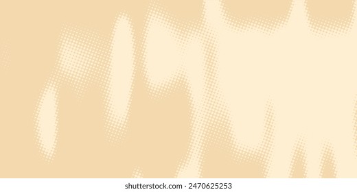 Abstract dots halftone brown color pattern gradient texture background.	