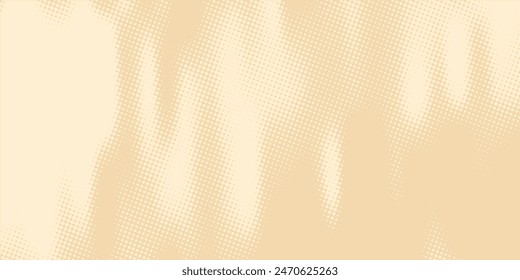 Abstract dots halftone brown color pattern gradient texture background.	