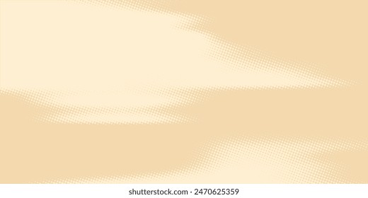 Abstract dots halftone brown color pattern gradient texture background.	