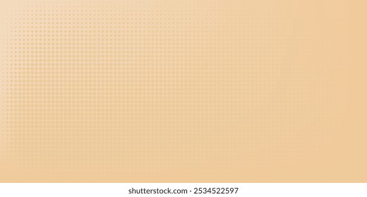 Fondo de textura de gradiente de patrón de color marrón semitono de puntos Abstractas.