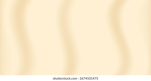 Abstract dots halftone brown color pattern gradient texture background.	