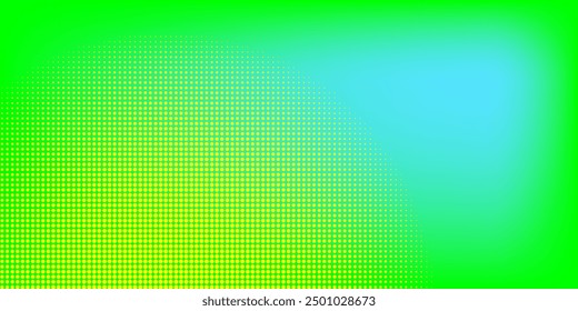 Abstractas puntos semitono verde amarillo colores patrón gradiente textura de fondo.