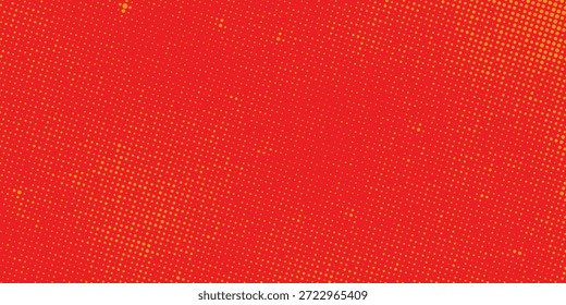 Abstract dots halftone orange color pattern gradient texture with technology digital background. abstract decoration