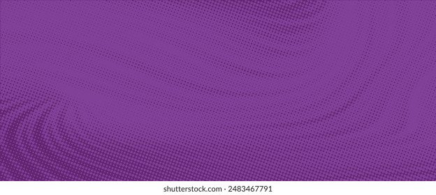 Abstract dots halftone pattern purple color gradient texture background vector illustration
