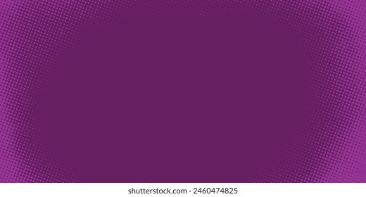 Abstract dots halftone purple color pattern gradient texture background.