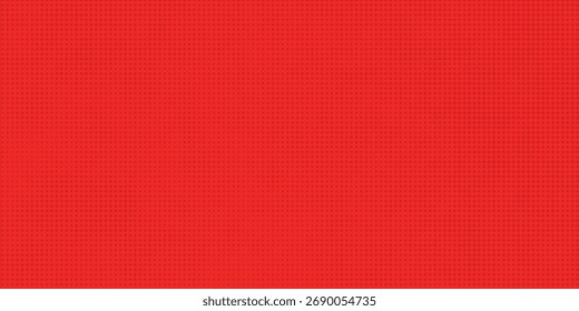 Abstract dots halftone red color pattern gradient texture with technology digital background. Pop art comics style.