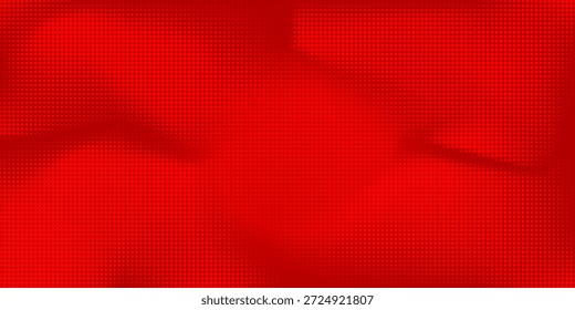 Abstrakte Punkte Halbton roten Farbverlauf Textur mit Technologie digitalen Hintergrund.