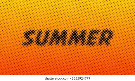 Abstract Dots Halftone Summer Background for Wallpaper Backdrop
