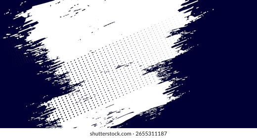 Punto Abstractas semitono blanco \u0026 patrón de color azul gradiente grunge moderno
