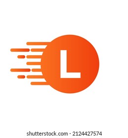 Abstract Dots Letter L Logo Icon. L Letter Design Vector with Dots Vector Template