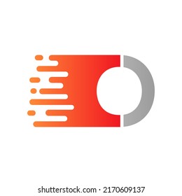 Abstract Dots Letter O Logo Design. O Letter Design Vector with Dots Vector Template Illustration.