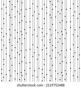 Abstract dots and line vector illustration Seamless pattern on white background design wallpaper.