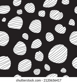 Abstract dots and line vector illustration Seamless pattern on white background design wallpaper.
