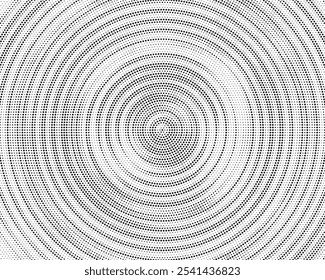 Abstract dots lined background. Retro style comic sunburst with dots ray. Dotted background as design element.