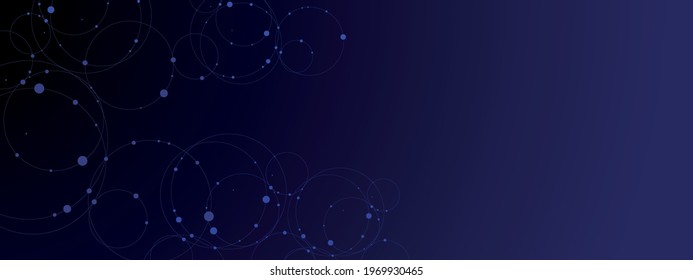 Abstract dots and lines connection 